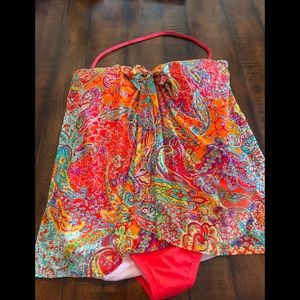 Lauren Ralph Lauren Flyaway One Piece Bathing Suit